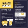 image:imageSlingz  The Quick and Hilariously Spicy Categories Card Game  27 Players  for Adults College Students Game Nights Parties and More  by The Darker Side Games10 and up  Family