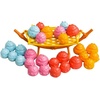 image:imageBlue Orange Hamster Hammock Dexterity Family Stacking Game  Find The Right Balance and Strengthen Fine Motor Skills  Ages 5  2 to 4 Players Games