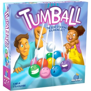 image:imageBlue Orange Tumball Action Dexterity Game  Family or Adult Party Bead Stacking Game for 2 to 4 Players Games Recommended for Ages 5 amp Up