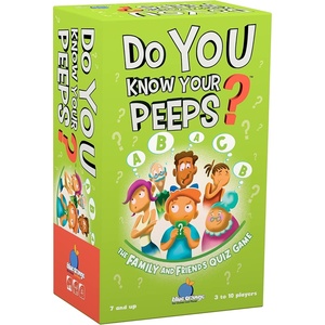 image:imageDo You Know Your Peeps Quiz Party Game Conversation Starters  Family and Friends All Ages Question Game by Blue Orange Games for 3 to 10 Players
