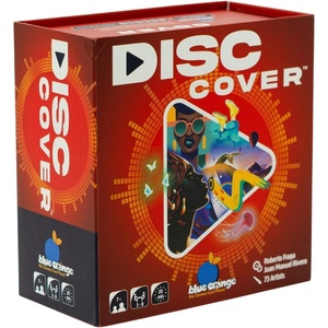 image:imageGames Disc Cover Card Game by Blue Orange Games  Family or Adult Music and Art Cooperative Party Game for 3 to 8 Players Recommended for Ages 7 amp Up