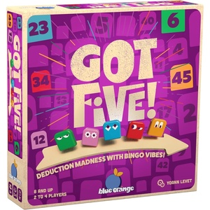 image:imageblue orange Got Five Number Puzzle Strategy Game  Hidden Numbers Logic and Deduction Game  for Kids Families and Adults  2 to 4 Players  Ages 8