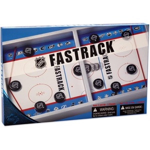 image:imageFastrack NHL The Fast Action Dexterity Puck Sliding Hockey Game  Sporty Dexterity Wooden Ice Hockey 2 Player Game by Blue Orange GamesBlue