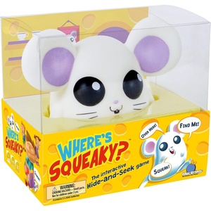 image:imageBlue Orange Wheres Squeaky Fun Interactive Preschool and Children Game  Educational HideandSeek Mouse Game Games  2 to 10 Players for Ages 4