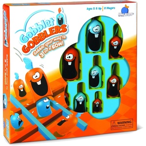 image:imageBlue Orange Gobblet Gobblers Plastic  Tic Tac Toe Strategy Game for Kids Families and Adults Educational and Award WinningPlastic