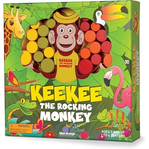 image:imageBlue Orange Tabletop Wooden Game Balancing Preschool Educational for Kids Friends Family School Parties Daycare 14 Players Ages 3 Award Winning BoomBoom The Balancing Panda GamesKeeKee