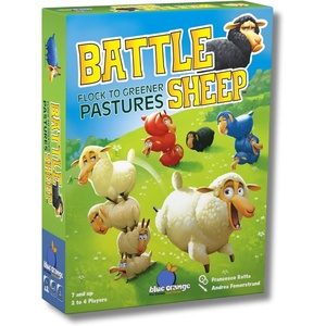 image:imageBattle Sheep Abstract Strategy Board Game with Animal Sheep Theme by Blue Orange Games  Family or Adult Strategy Board game for 2 to 4 players Recommended for ages 7 amp Up