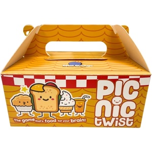 image:imageBlue Orange Picnic Twist Set Collection Card Game in a Picnic Basket Family or Adult Strategy Game for 1 to 9 Players Games Recommended for Ages 8 amp Up