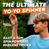 image:imageYoSpin Metallic Silver PocketSized Gyroscopic Skill Toy  Combines Flying Disc Motion with YoYo Tricks  ScreenFree Fidget Toy for Teens amp Adults  Solo PlayGreen