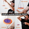 image:imageYoSpin Metallic Silver PocketSized Gyroscopic Skill Toy  Combines Flying Disc Motion with YoYo Tricks  ScreenFree Fidget Toy for Teens amp Adults  Solo PlayOrange