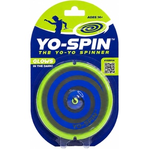 image:imageYoSpin Metallic Silver PocketSized Gyroscopic Skill Toy  Combines Flying Disc Motion with YoYo Tricks  ScreenFree Fidget Toy for Teens amp Adults  Solo PlayGreen