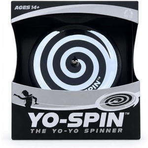 image:imageYoSpin Metallic Silver PocketSized Gyroscopic Skill Toy  Combines Flying Disc Motion with YoYo Tricks  ScreenFree Fidget Toy for Teens amp Adults  Solo PlaySilver