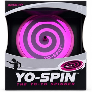 image:imageYoSpin Metallic Silver PocketSized Gyroscopic Skill Toy  Combines Flying Disc Motion with YoYo Tricks  ScreenFree Fidget Toy for Teens amp Adults  Solo PlayPink